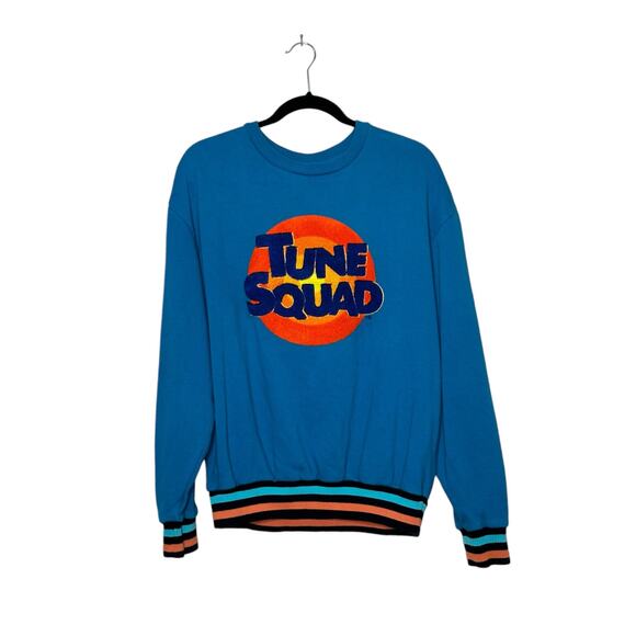 Dumbgood Space Jam Exclusive BLUE Crew Neck Sweatshirt size medium - Picture 7 of 8